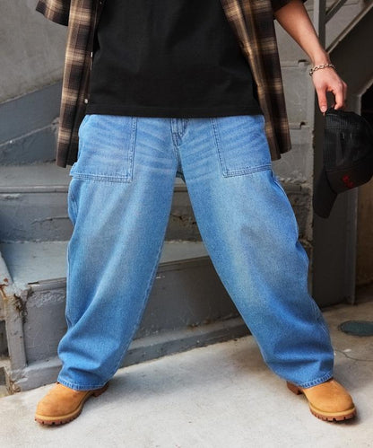 氣球剪裁 畫家褲 / 鴨絨 / 牛仔褲 【限定推出】