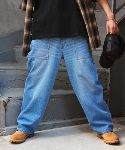 氣球剪裁 畫家褲 / 鴨絨 / 牛仔褲 【限定推出】