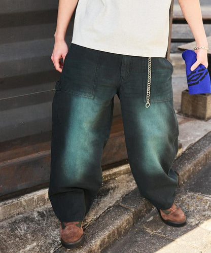 氣球剪裁 畫家褲 / 鴨絨 / 牛仔褲 【限定推出】