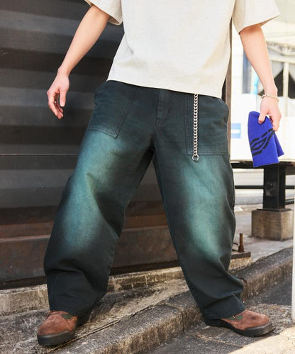 氣球剪裁 畫家褲 / 鴨絨 / 牛仔褲 【限定推出】