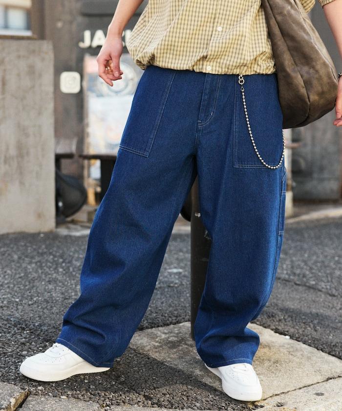 氣球剪裁 畫家褲 / 鴨絨 / 牛仔褲 【限定推出】