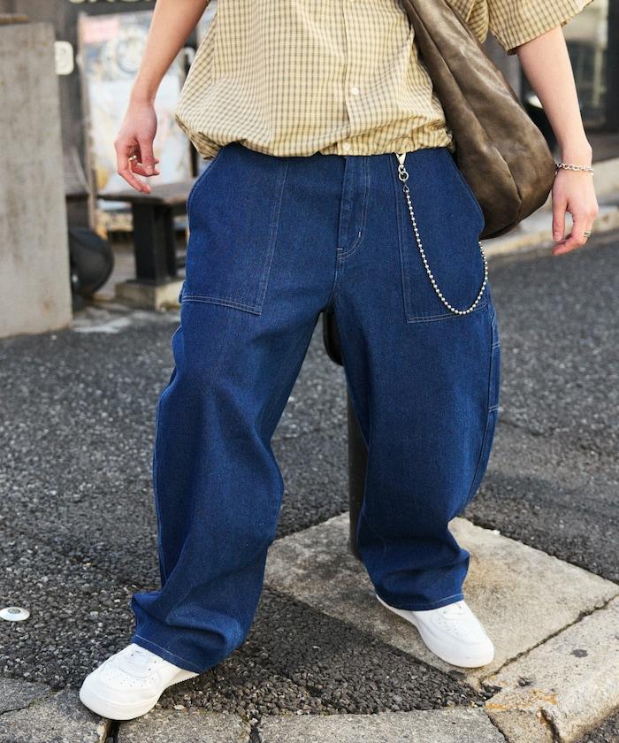 氣球剪裁 畫家褲 / 鴨絨 / 牛仔褲 【限定推出】