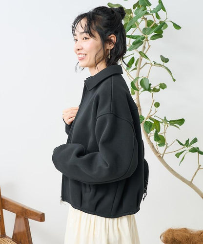 綁定拉鍊夾克
