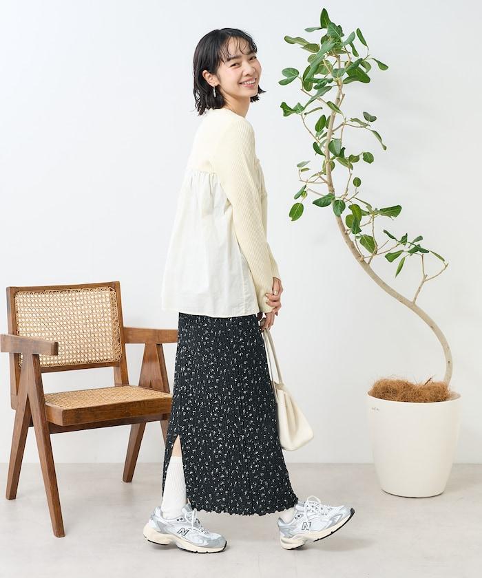 花紋彈力裙
