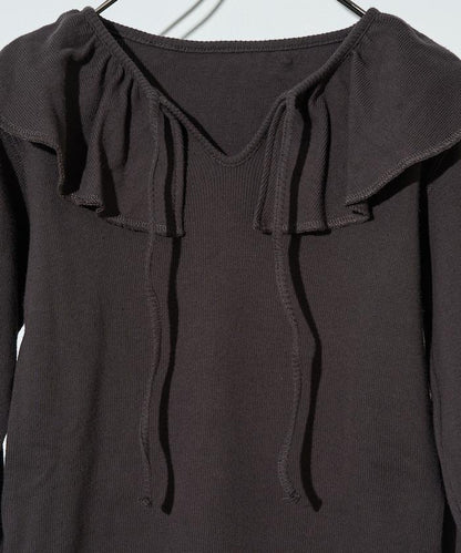 軍旅風荷葉邊衛衣