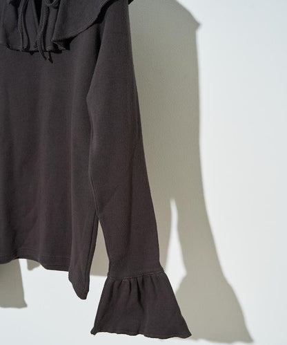 軍旅風荷葉邊衛衣