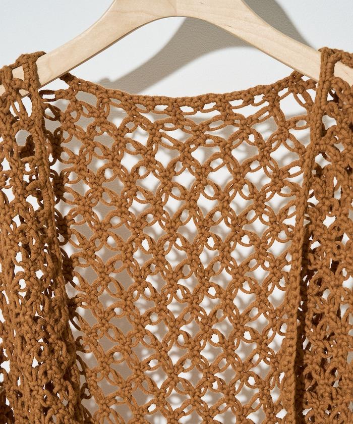 流蘇圖案編織馬甲