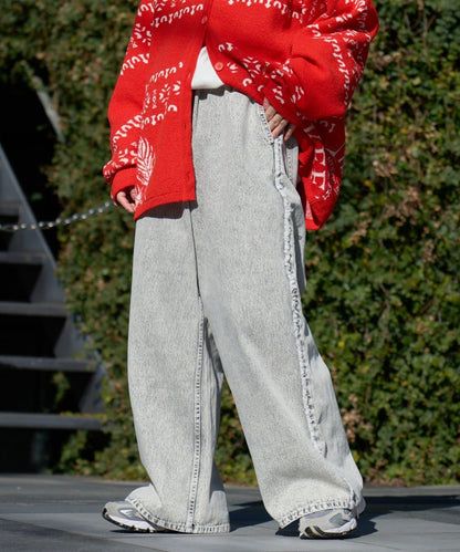 【SOUNDS GOOOOD】牛仔流蘇寬鬆褲