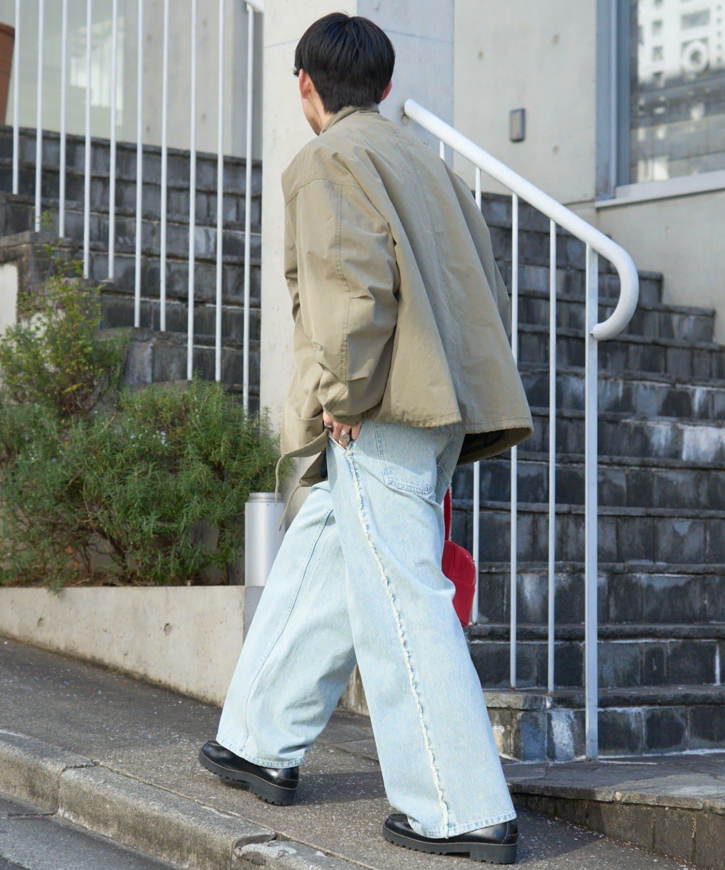 【SOUNDS GOOOOD】牛仔流蘇寬鬆褲