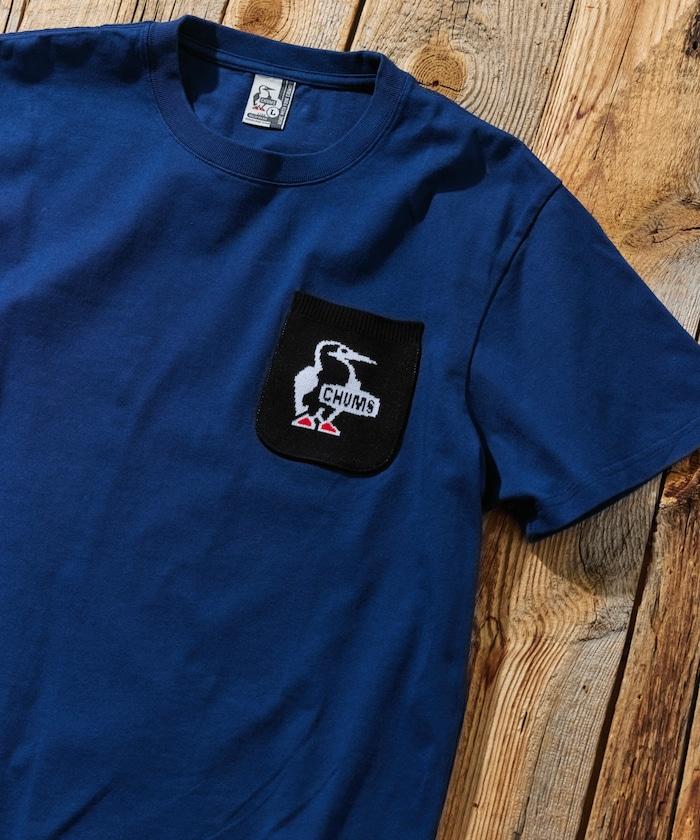 CHUMS×FREAK'S STORE 特別版 布比鳥 針織口袋 圓領 T恤