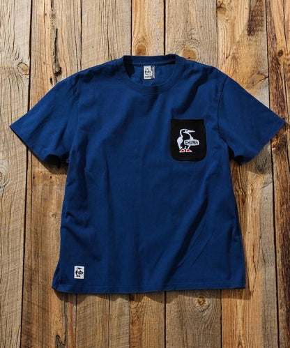 CHUMS×FREAK'S STORE 特別版 布比鳥 針織口袋 圓領 T恤