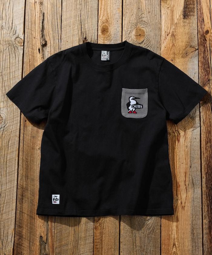 CHUMS×FREAK'S STORE 特別版 布比鳥 針織口袋 圓領 T恤