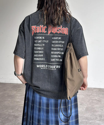 粉末處理復古風T-shirt