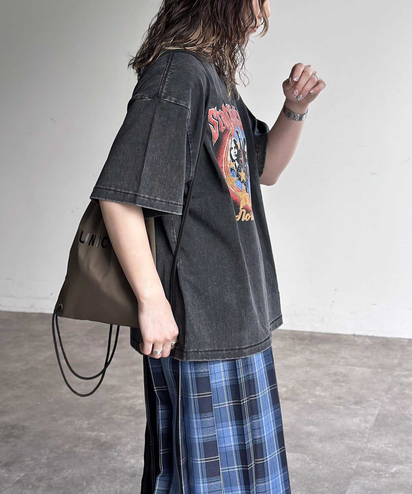 粉末處理復古風T-shirt