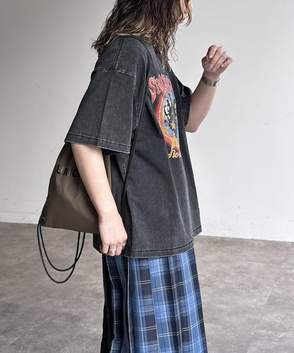 粉末處理復古風T-shirt