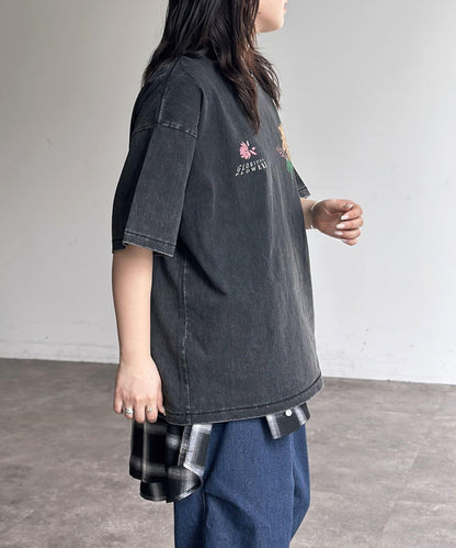 粉末處理復古風T-shirt