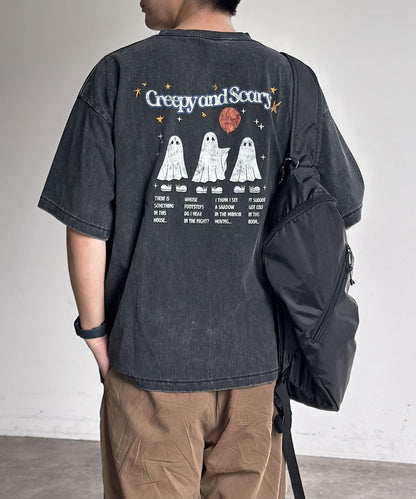 粉末處理復古風T-shirt