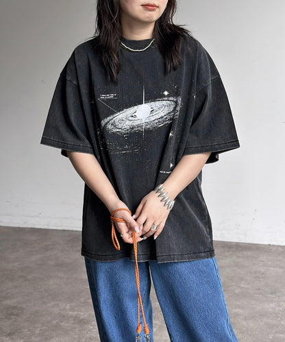 粉末處理復古風T-shirt