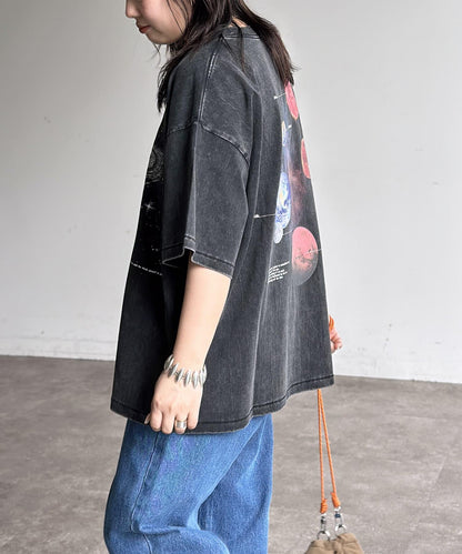 粉末處理復古風T-shirt