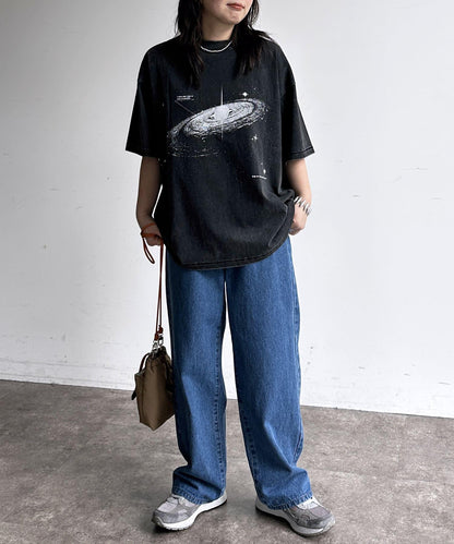 粉末處理復古風T-shirt