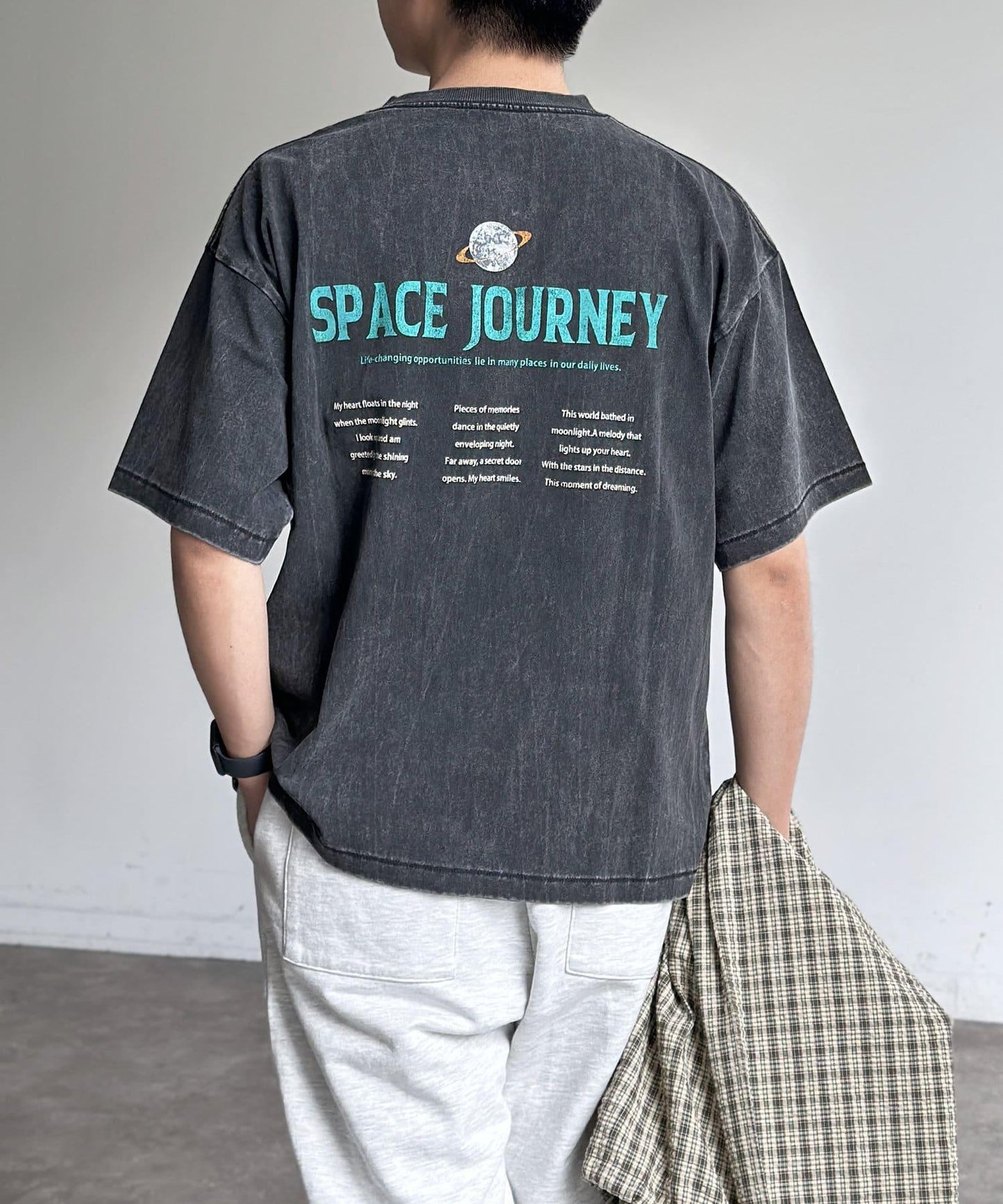 粉末處理復古風T-shirt