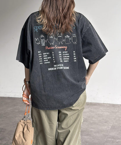 粉末處理復古風T-shirt