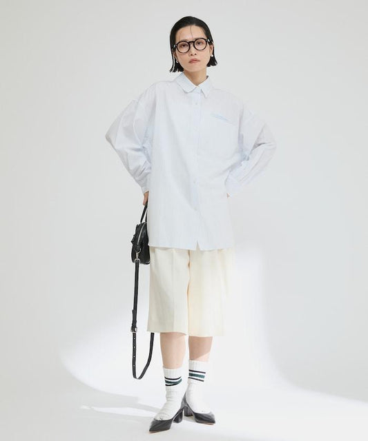 基礎標誌條紋襯衫