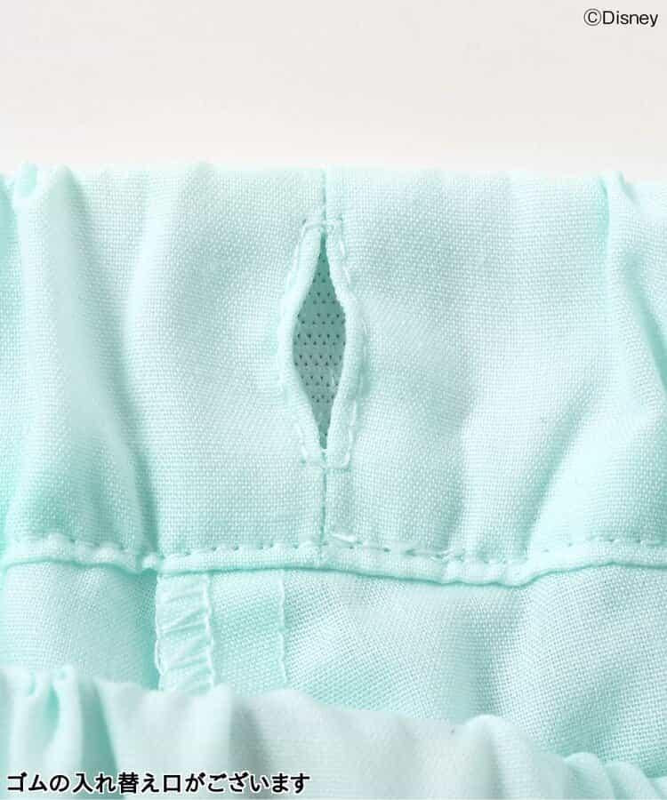 《迪士尼》角色/公主 簡易梳妝蕾絲寬褲