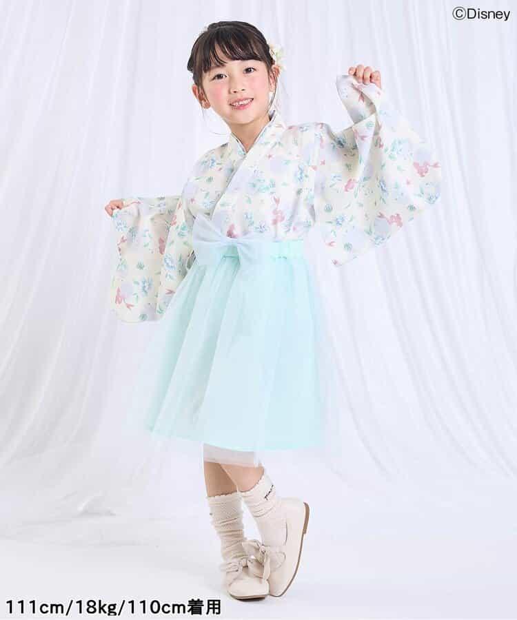 《迪士尼》角色/公主 簡易梳妝蕾絲寬褲