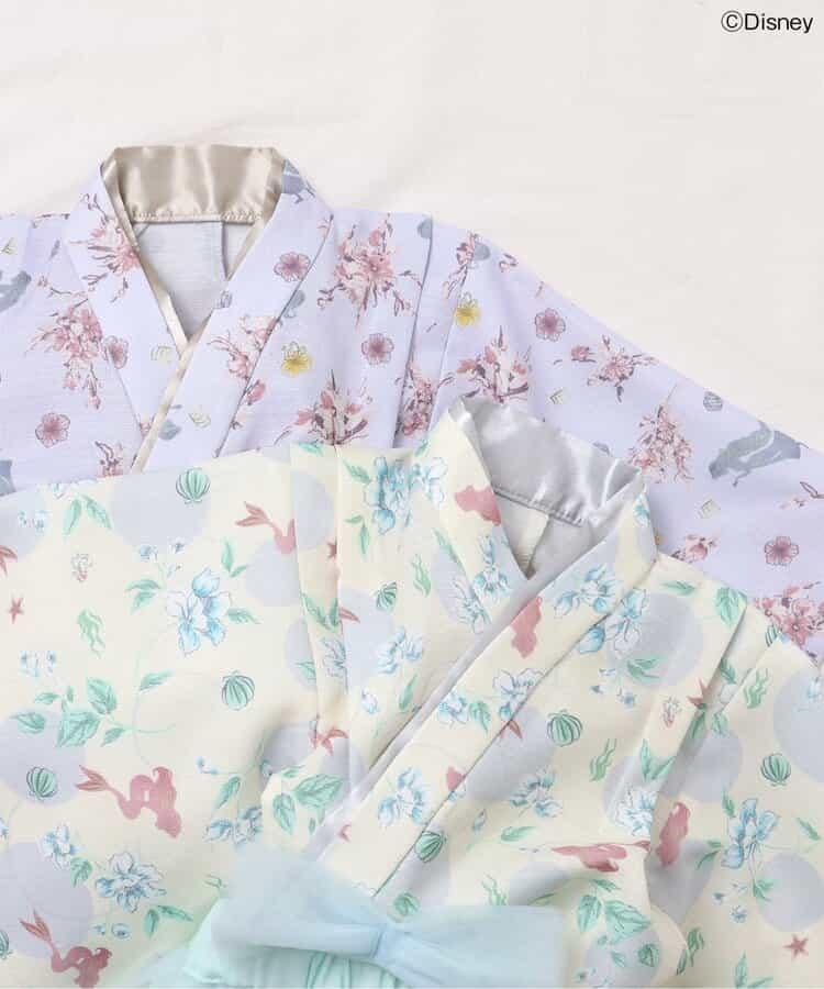 《迪士尼》角色/公主 簡易梳妝蕾絲寬褲