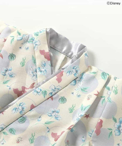 《迪士尼》角色/公主 簡易梳妝蕾絲寬褲