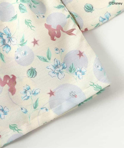 《迪士尼》角色/公主 簡易梳妝蕾絲寬褲