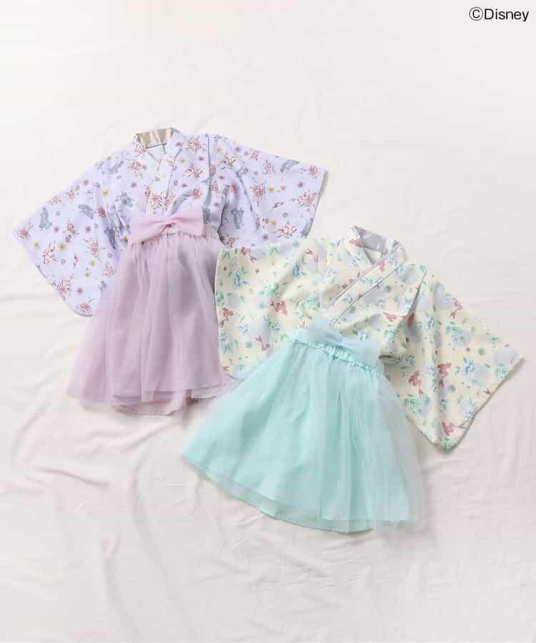 《迪士尼》角色/公主 簡易梳妝蕾絲寬褲