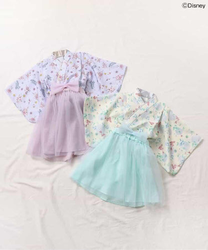 《迪士尼》角色/公主 簡易梳妝蕾絲寬褲