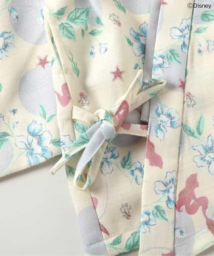 《迪士尼》角色/公主 簡易梳妝蕾絲寬褲