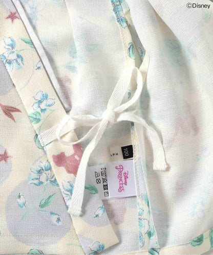 《迪士尼》角色/公主 簡易梳妝蕾絲寬褲