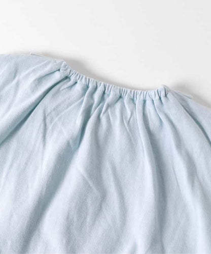 《花生漫畫》 帶褶邊水果圖案T恤