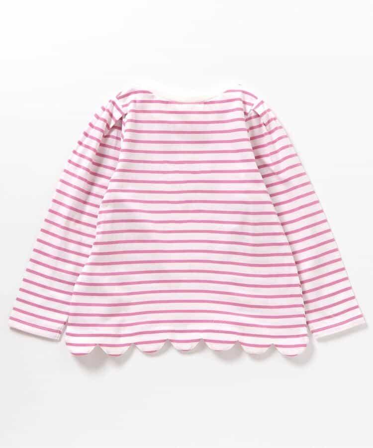 下襬扇邊心形圖案T恤