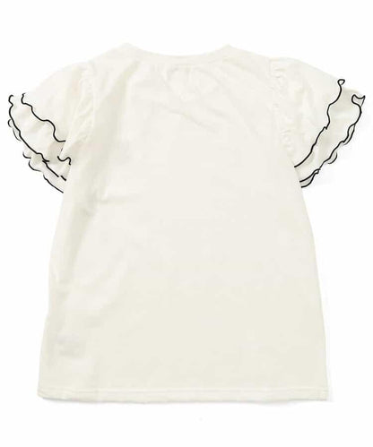 肩膀荷葉邊T-shirt