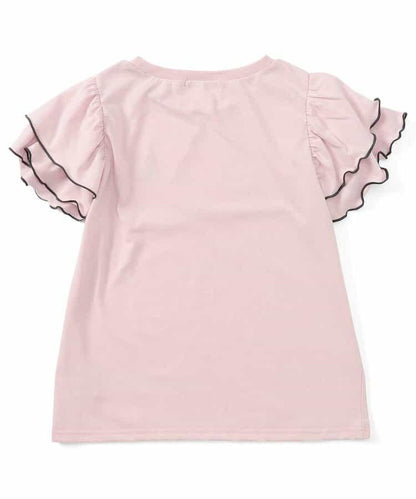 肩膀荷葉邊T-shirt