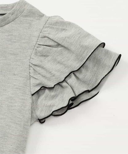 肩膀荷葉邊T-shirt