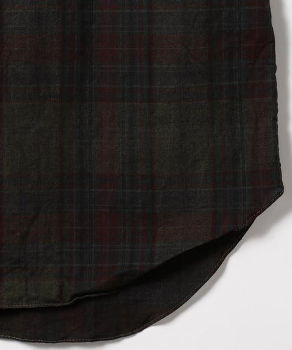 馬德拉斯印花塗層工裝襯衫