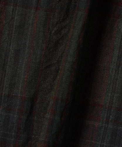 馬德拉斯印花塗層工裝襯衫