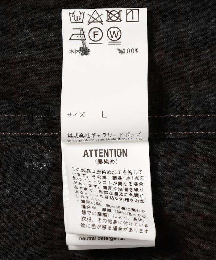 馬德拉斯印花塗層工裝襯衫