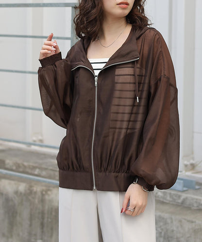 透明滌綸煮沸帶帽羽絨服