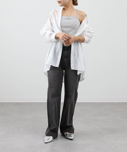 【SS優先】帶杯交叉彈力吊帶背心