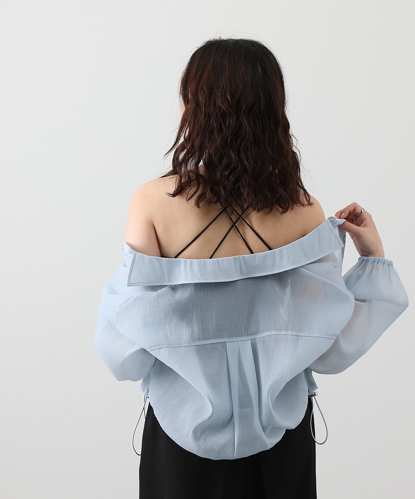 【SS優先】帶杯交叉彈力吊帶背心