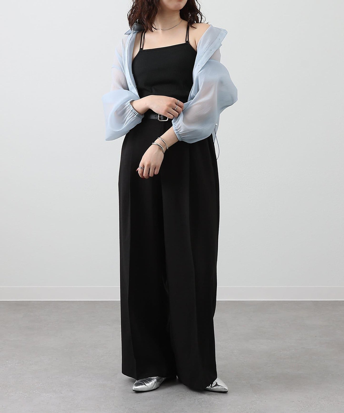 【SS優先】帶杯交叉彈力吊帶背心