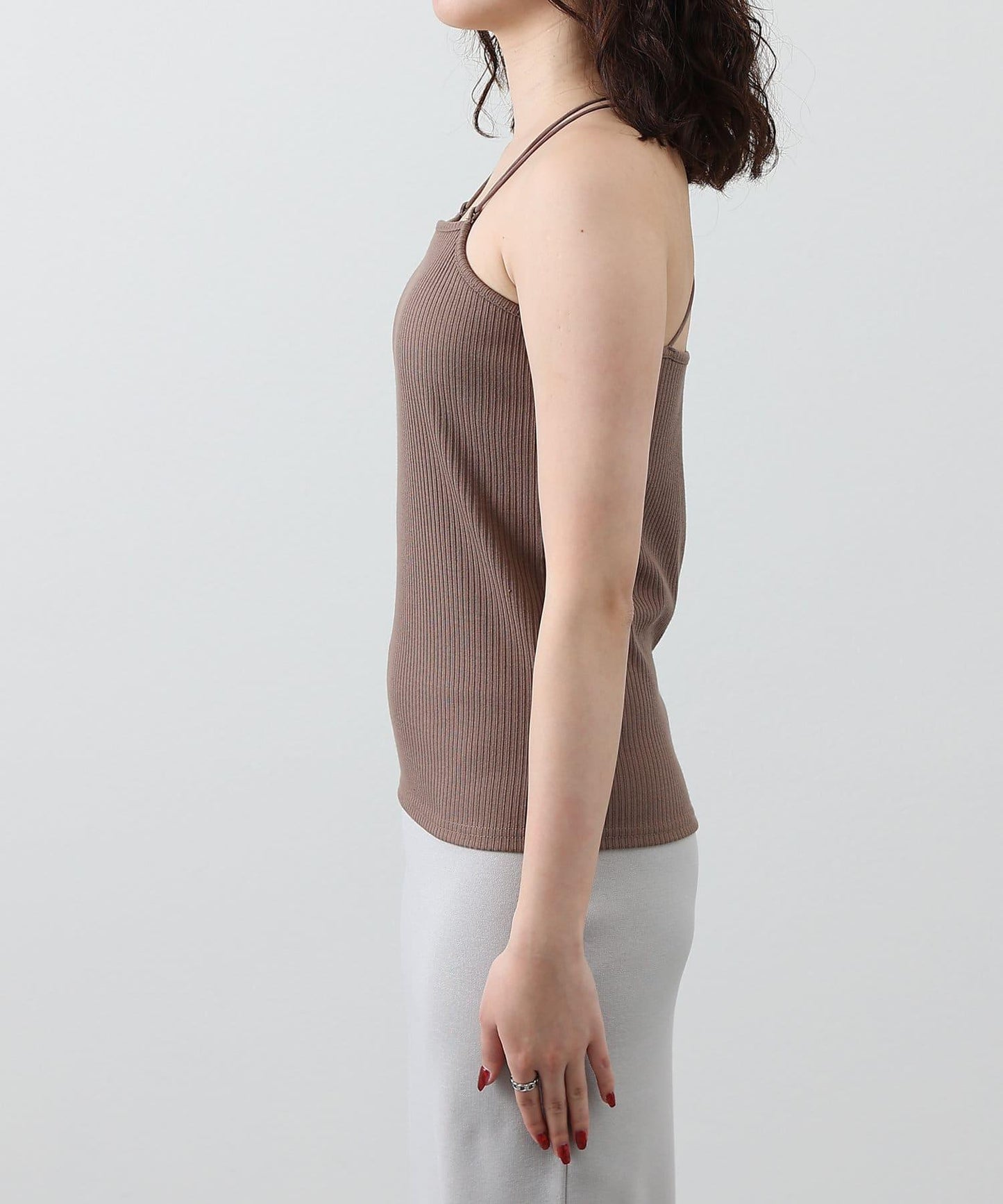 【SS優先】帶杯交叉彈力吊帶背心