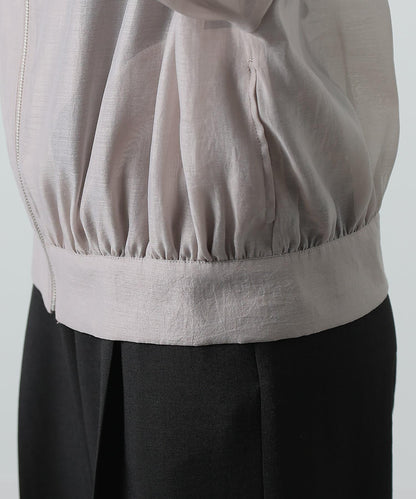 透明滌綸煮沸帶帽羽絨服